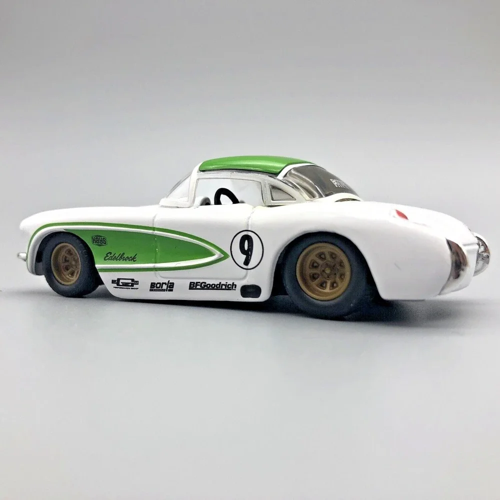 Jada Bigtime Muscle 1957 57 Chevy Chevrolet Corvette Drag Car White Diecast 1/64